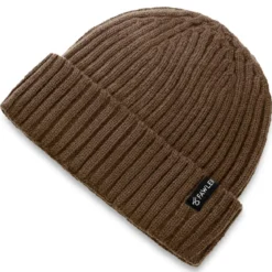 Arctic | Khaki czapka beanie z mieszanki wełny i dzianiny prążkowanej