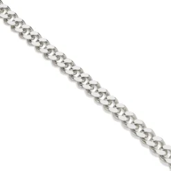 Argentia | Bransoletka typu curb 6 mm z niepowlekanego srebra próby 925