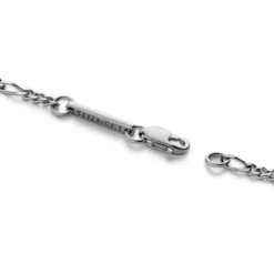 Argentia | Próba 925 | 2 mm rodowana srebrna bransoletka figaro
