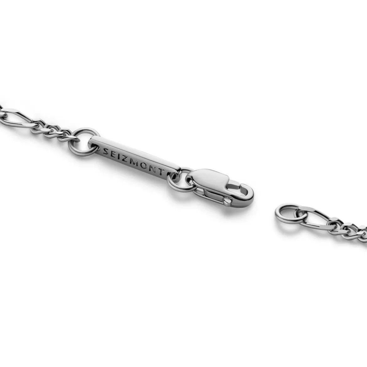 Argentia | Próba 925 | 2 mm rodowana srebrna bransoletka figaro