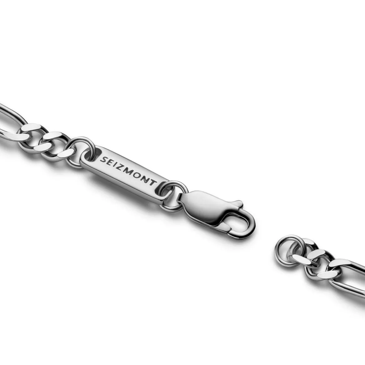Argentia | Próba 925 | 4 mm rodowany srebrny naszyjnik figaro