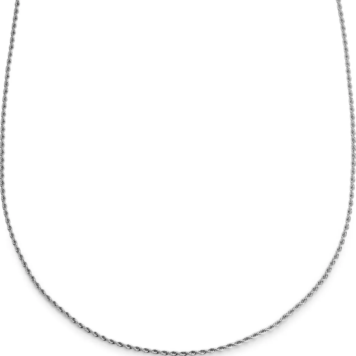 Argentia | Próba 925 | 2 mm rodowany srebrny naszyjnik linka