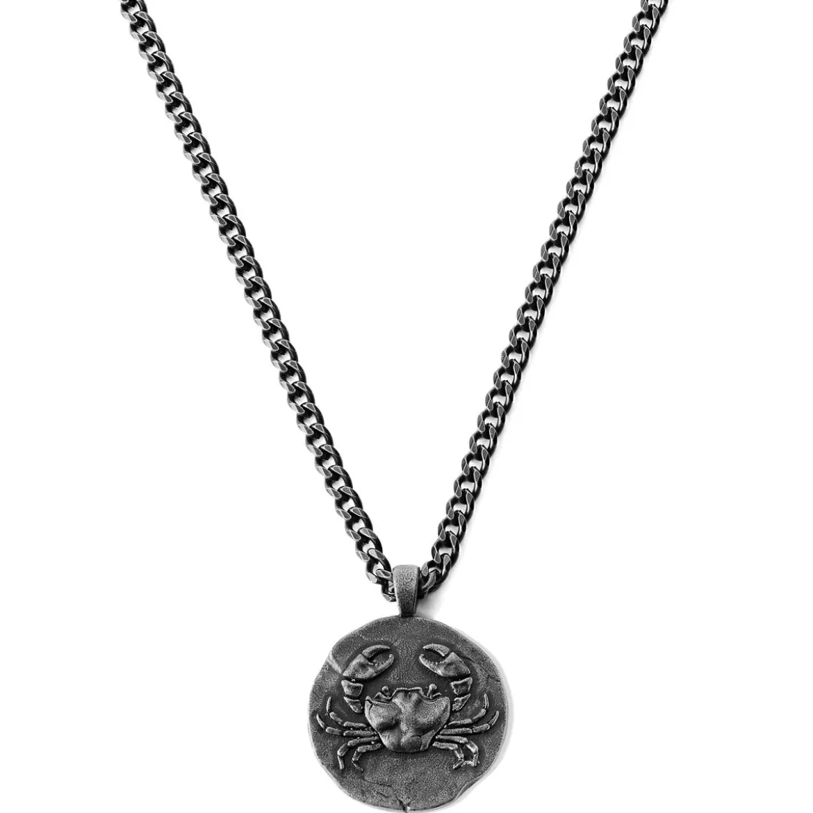 Astro | Srebrzysty naszyjnik ze znakiem zodiaku Rak