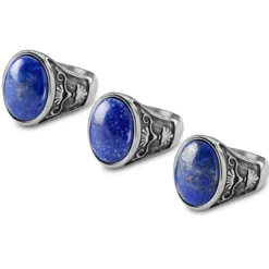 Atlantis | Sygnet z lapis lazuli