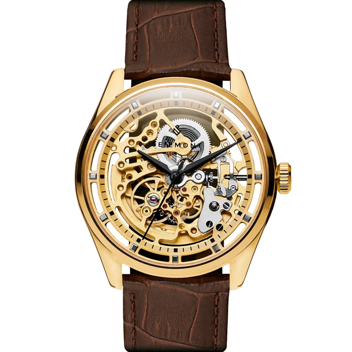 Automatyczny zegarek z widocznym mechanizmem Steele Motus