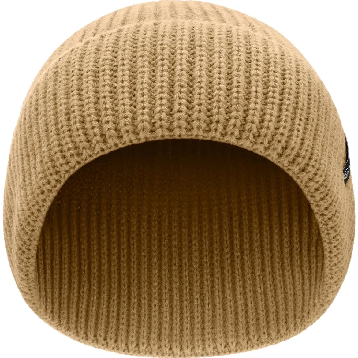 Baltic | Piaskowa prążkowana czapka beanie z akrylu
