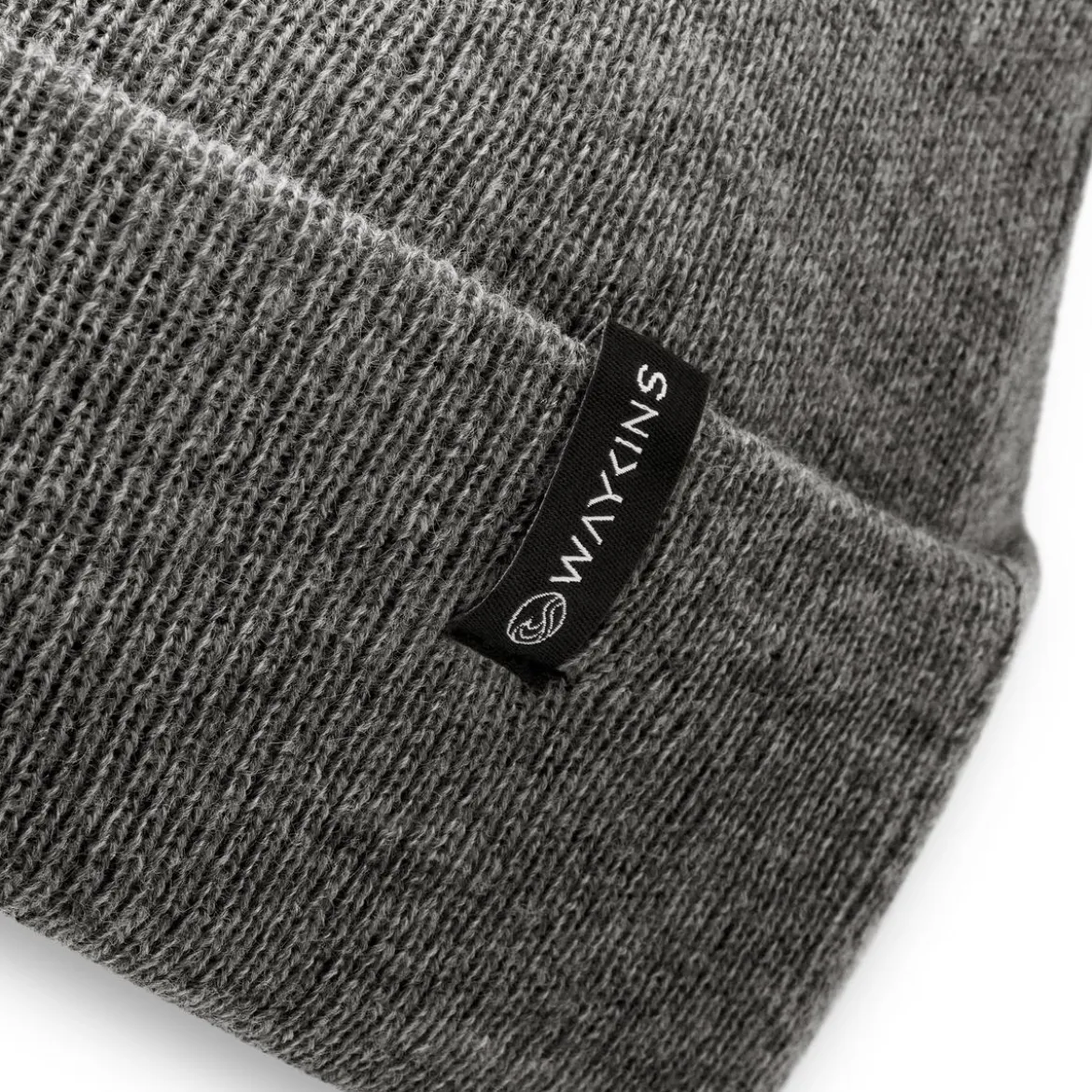 Baltic | Szara cienka czapka beanie z akrylu