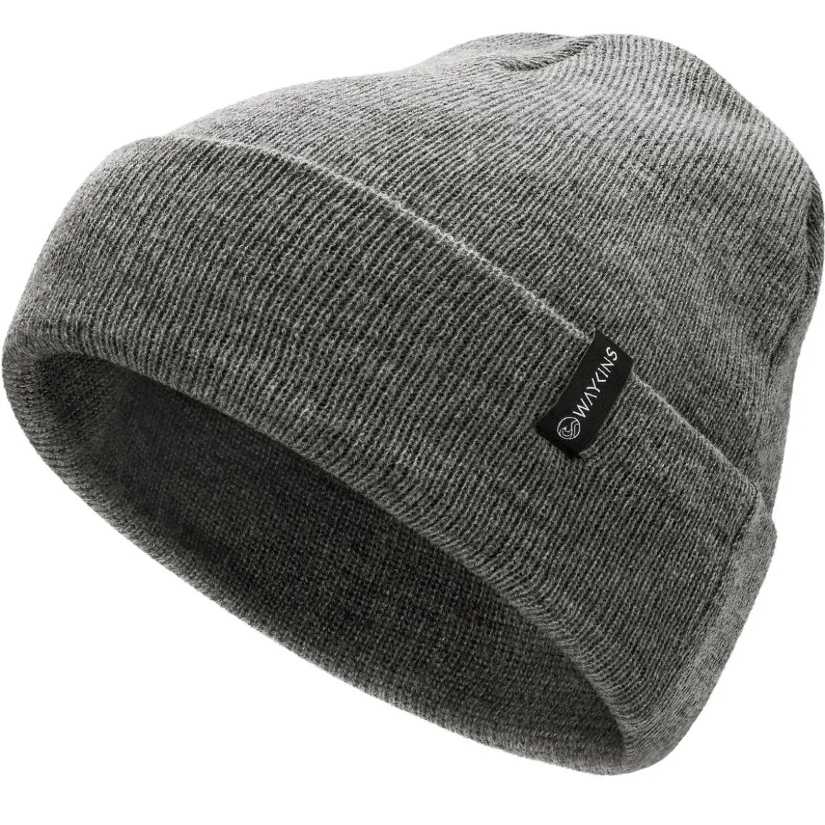Baltic | Szara cienka czapka beanie z akrylu