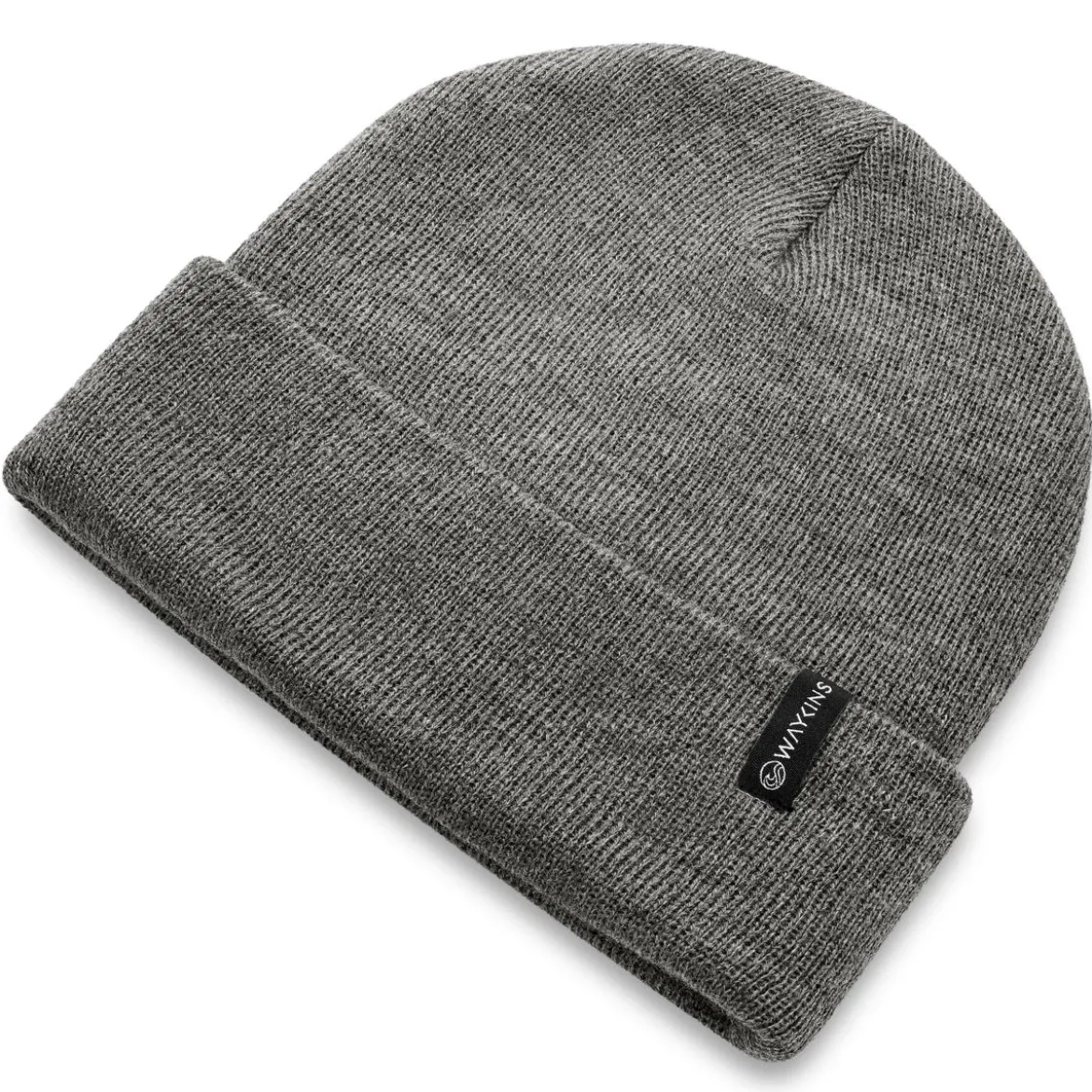 Baltic | Szara cienka czapka beanie z akrylu