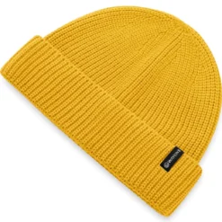 Baltic | Żółta prążkowana czapka beanie z akrylu