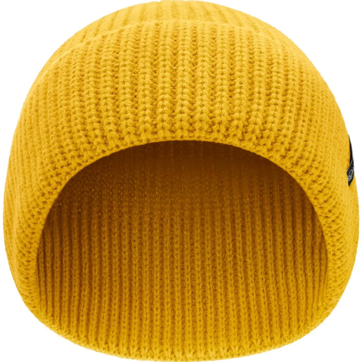 Baltic | Żółta prążkowana czapka beanie z akrylu