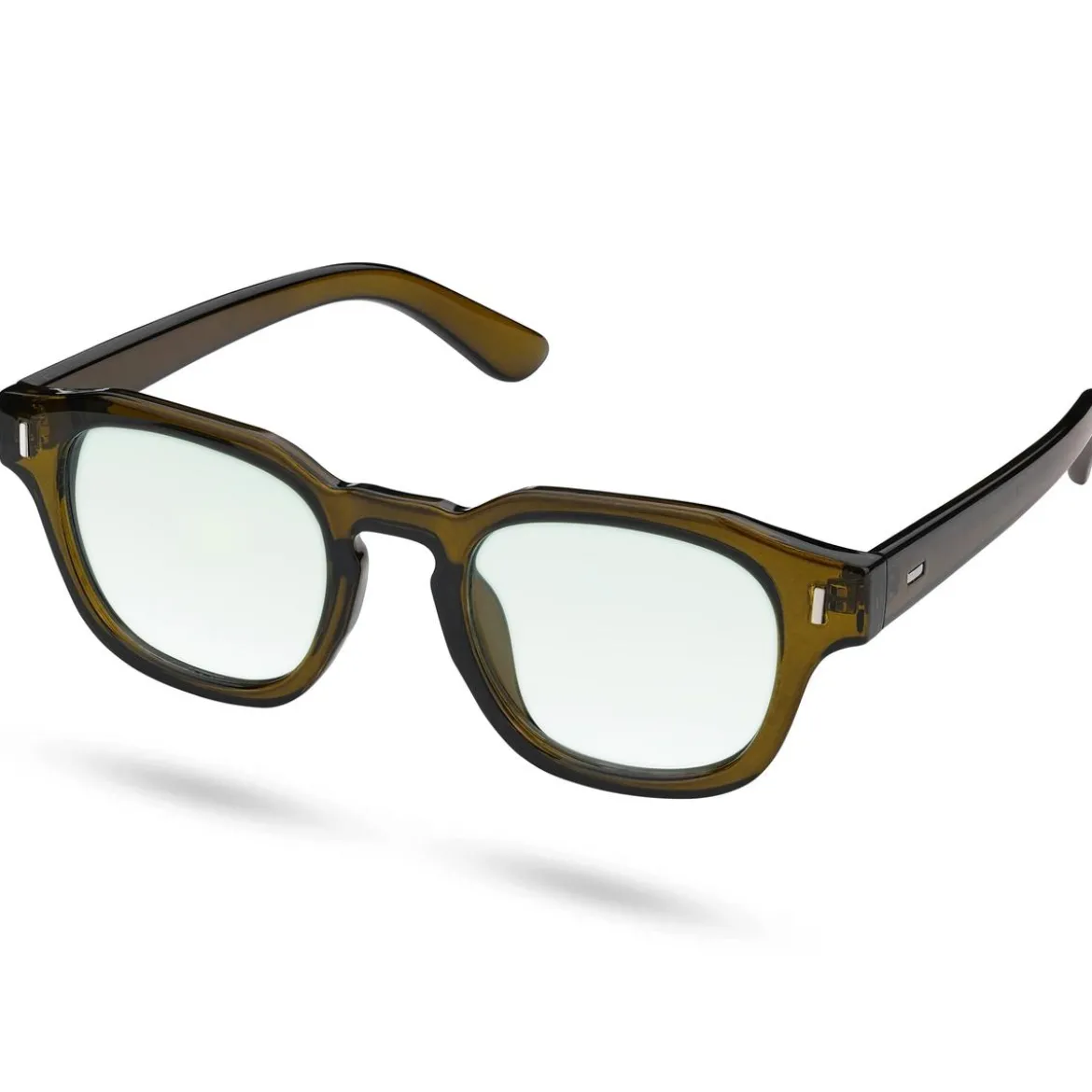 Brązowe geometryczne okulary przeciwsłoneczne gradient typu horn rimmed