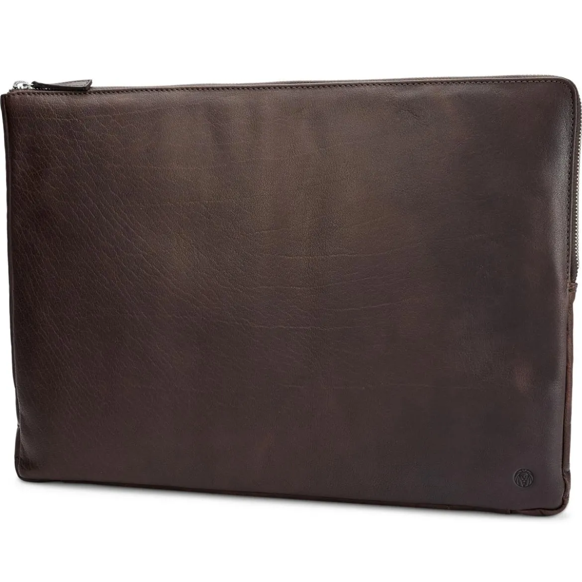 Brązowy skórzany rękaw na laptopa Montreal