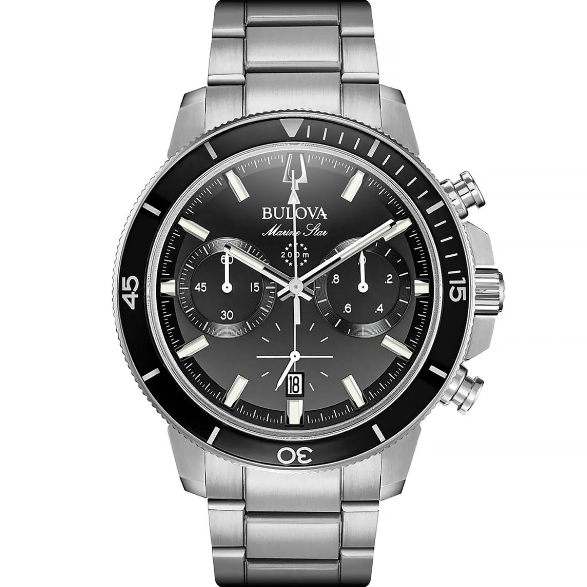 Bulova Marine Star Steel With Chain