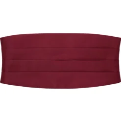 Burgundowy pas smokingowy Basic