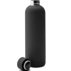 Butelka na wodę | 750 ml | Czarna stal nierdzewna
