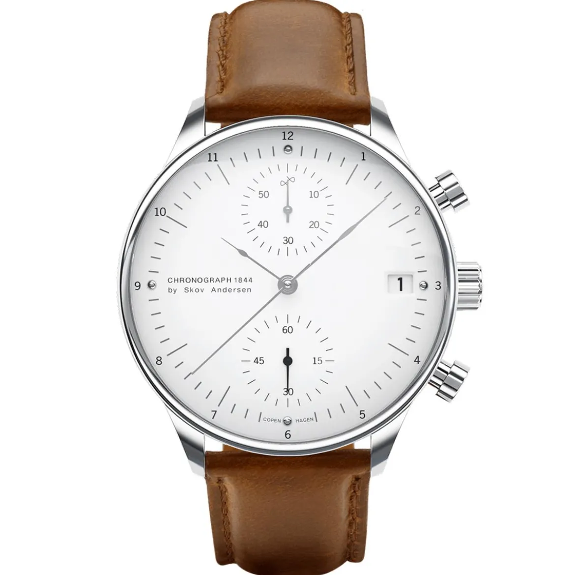 1844 Chronograph | Stal chirurgiczna i biały