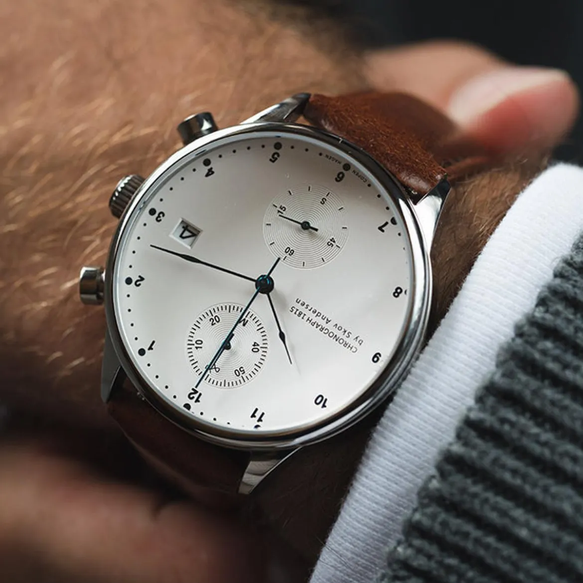 1815 Chronograph | Stal chirurgiczna i biały