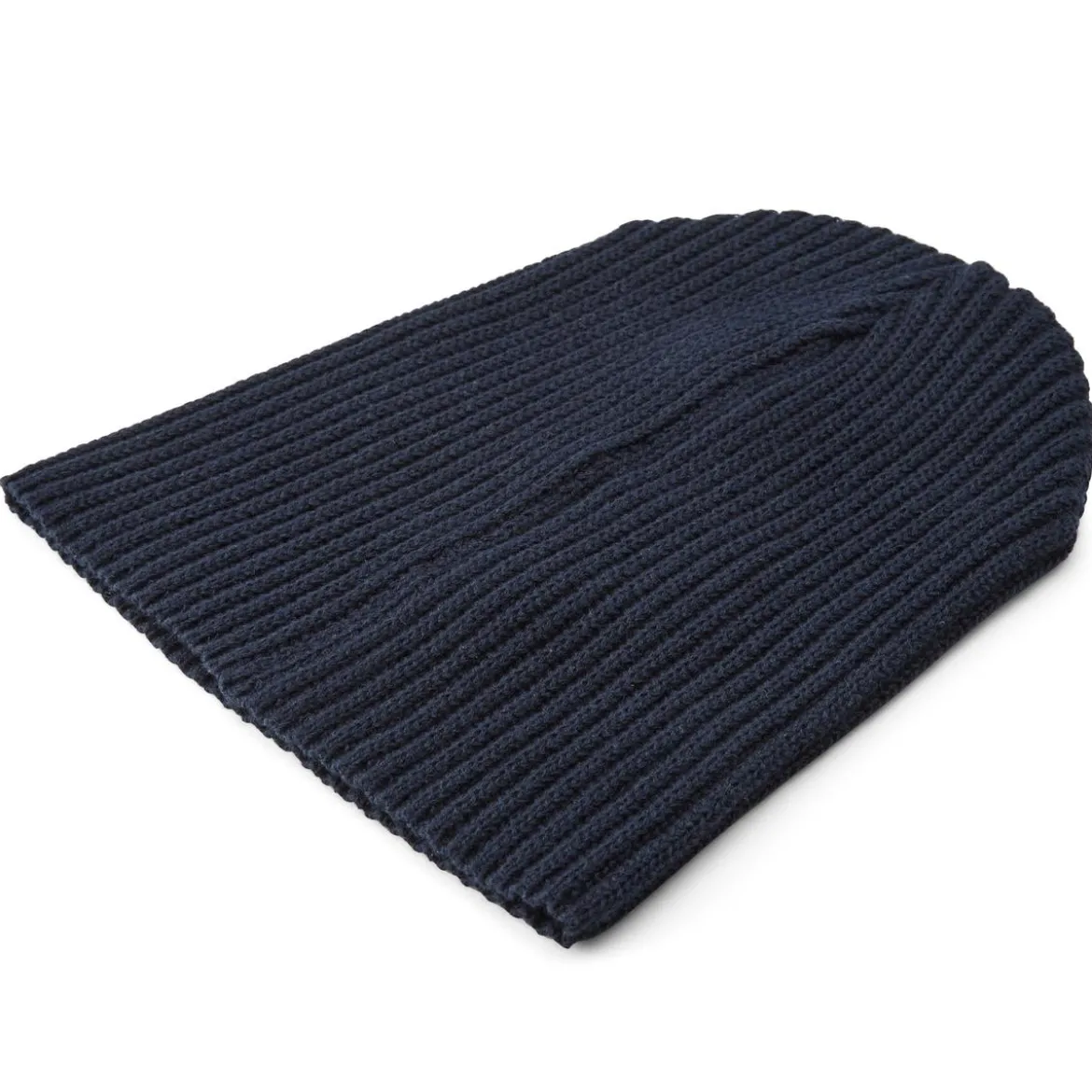 Ciemnogranatowa lekka beanie z bawełny organicznej Kristian Kite