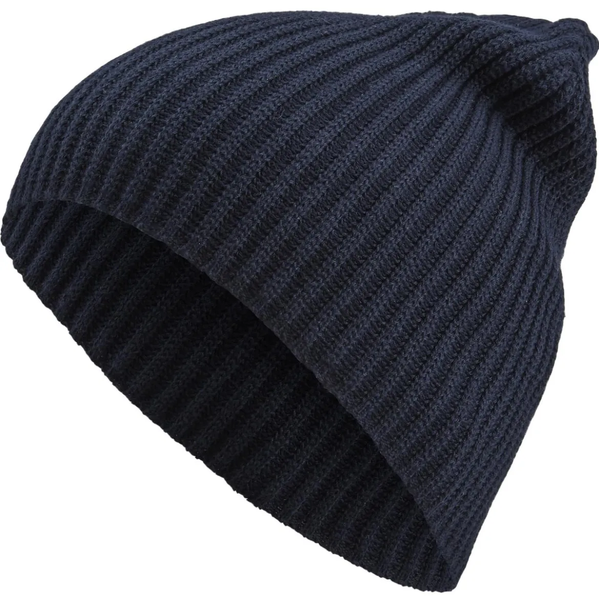 Ciemnogranatowa lekka beanie z bawełny organicznej Kristian Kite