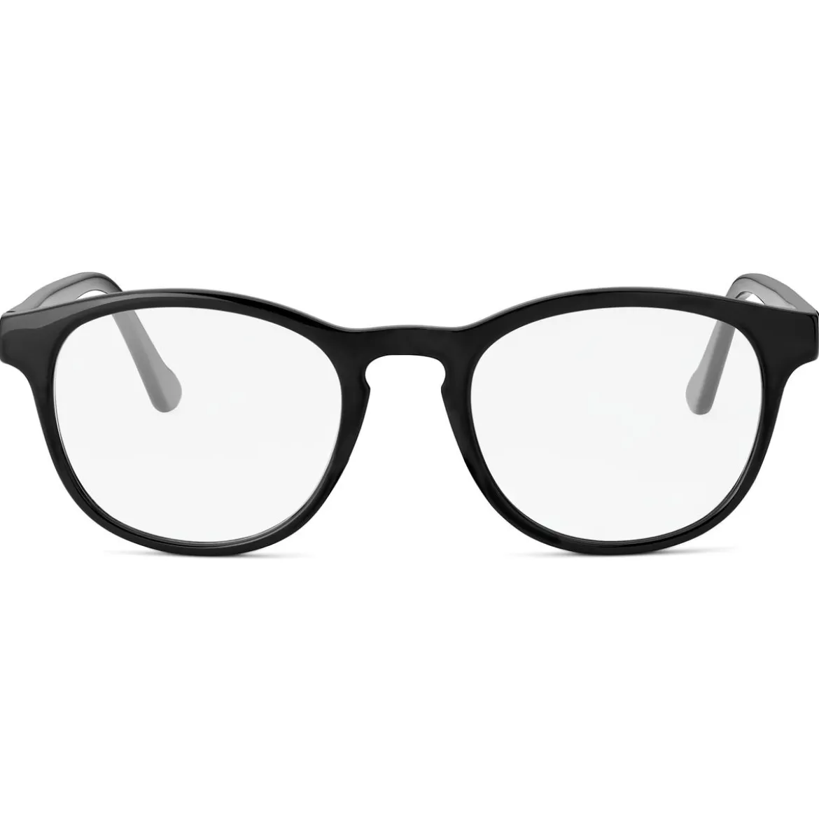 Classic | czarno-niebieskie okulary z przezroczystymi soczewkami blokującymi światło