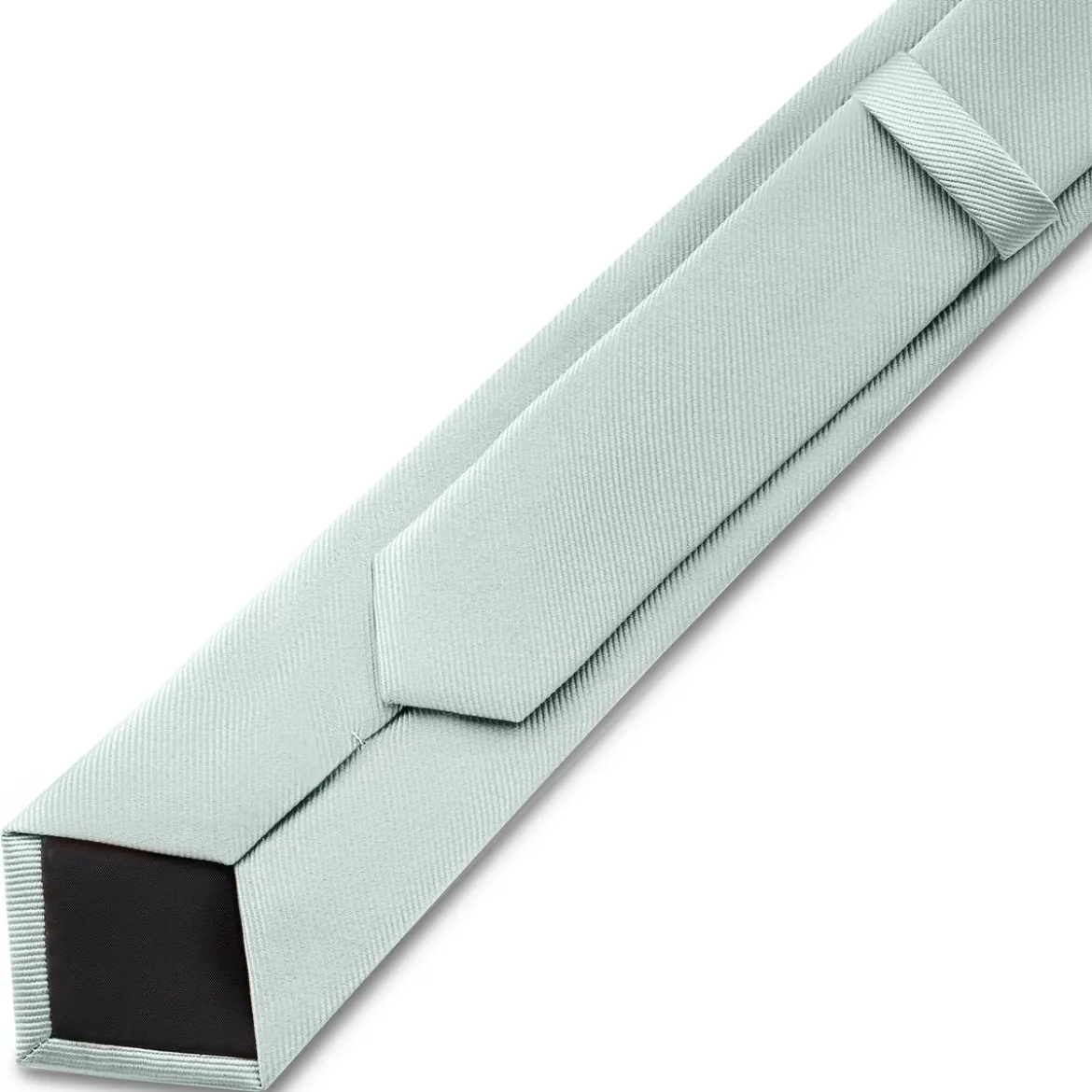 8 cm arktyczny niebieski krawat rypsowy