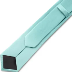 8 cm błękitny krawat rypsowy