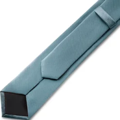 8 cm przydymiany szary krawat rypsowy