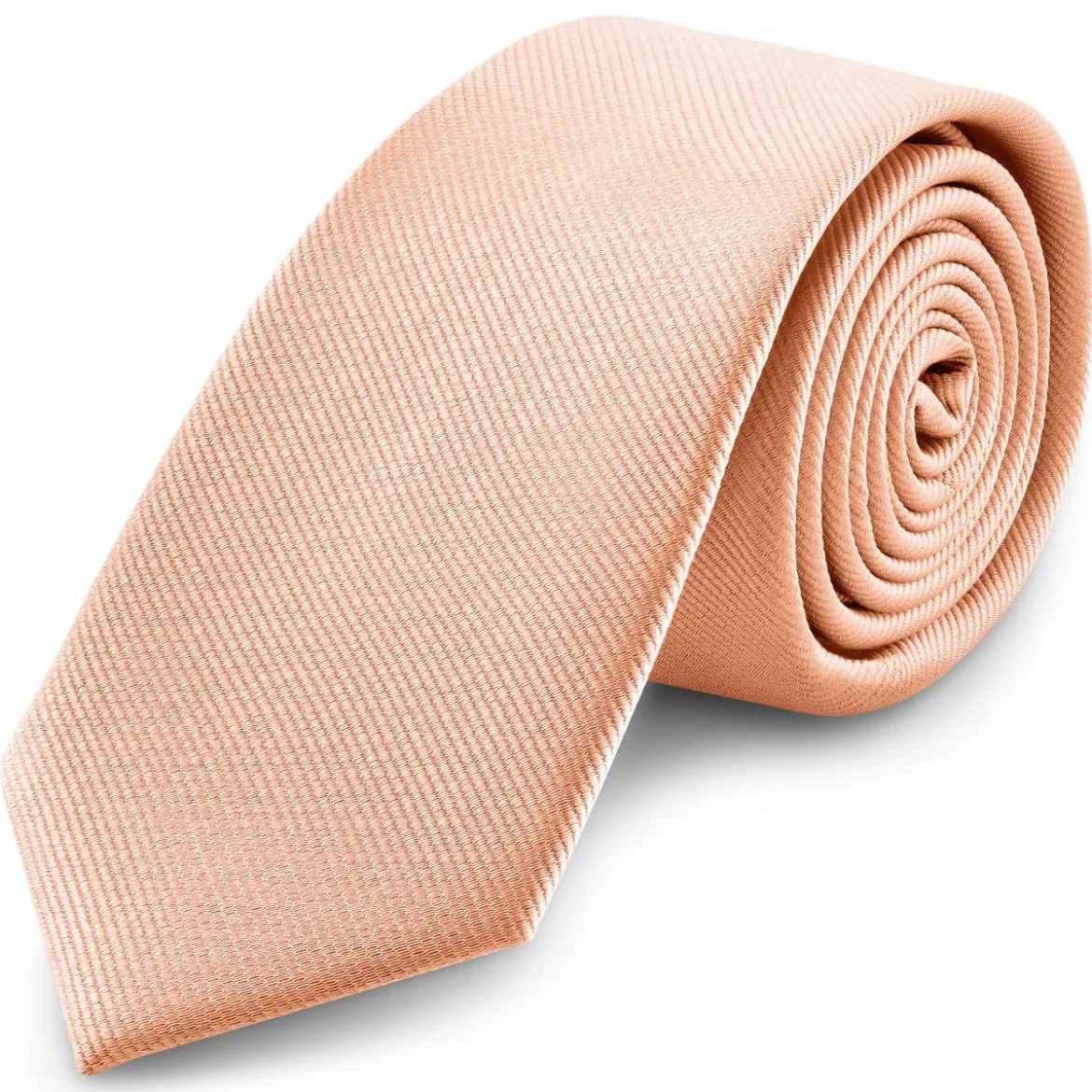 8 cm różano-różowy krawat rypsowy