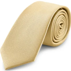 8 cm szampański krawat rypsowy