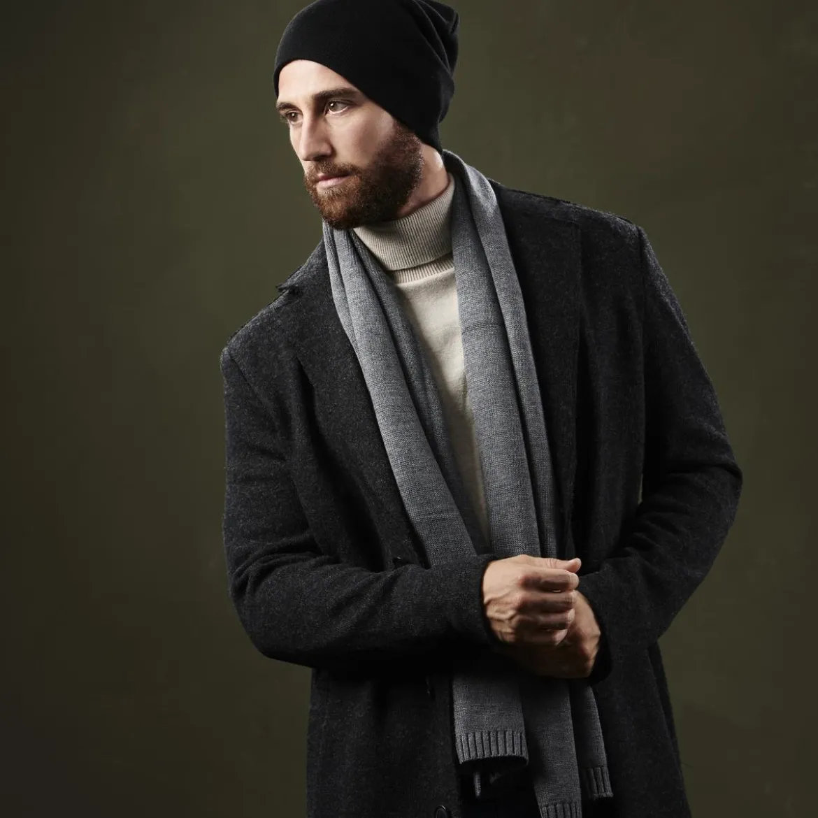 Czarna czapka beanie Kent Kane