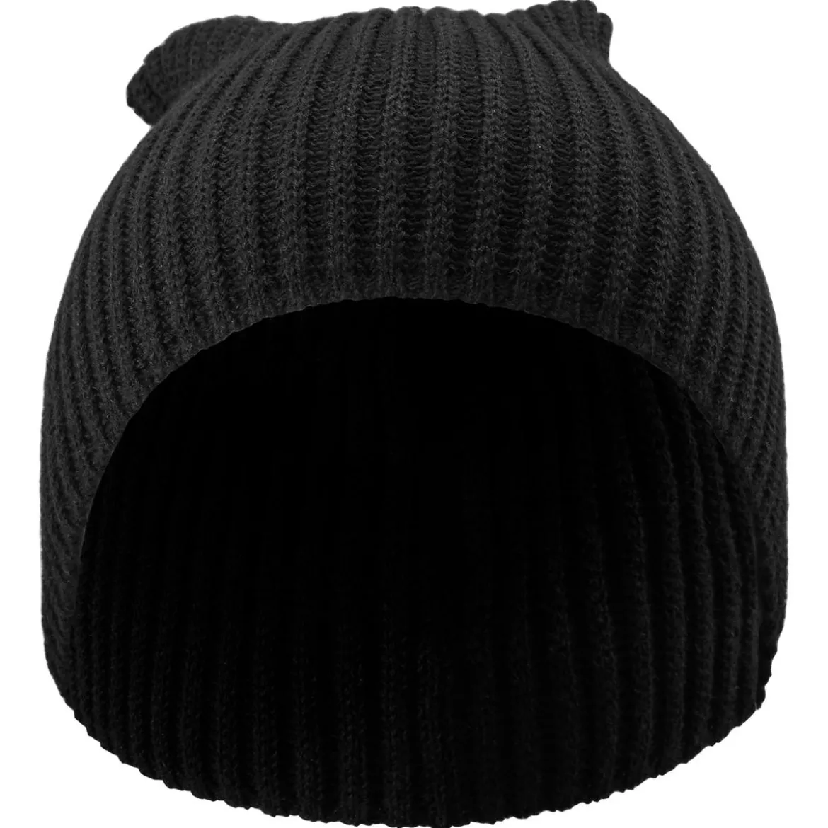 Czarna lekka beanie z bawełny organicznej Kristian Kite