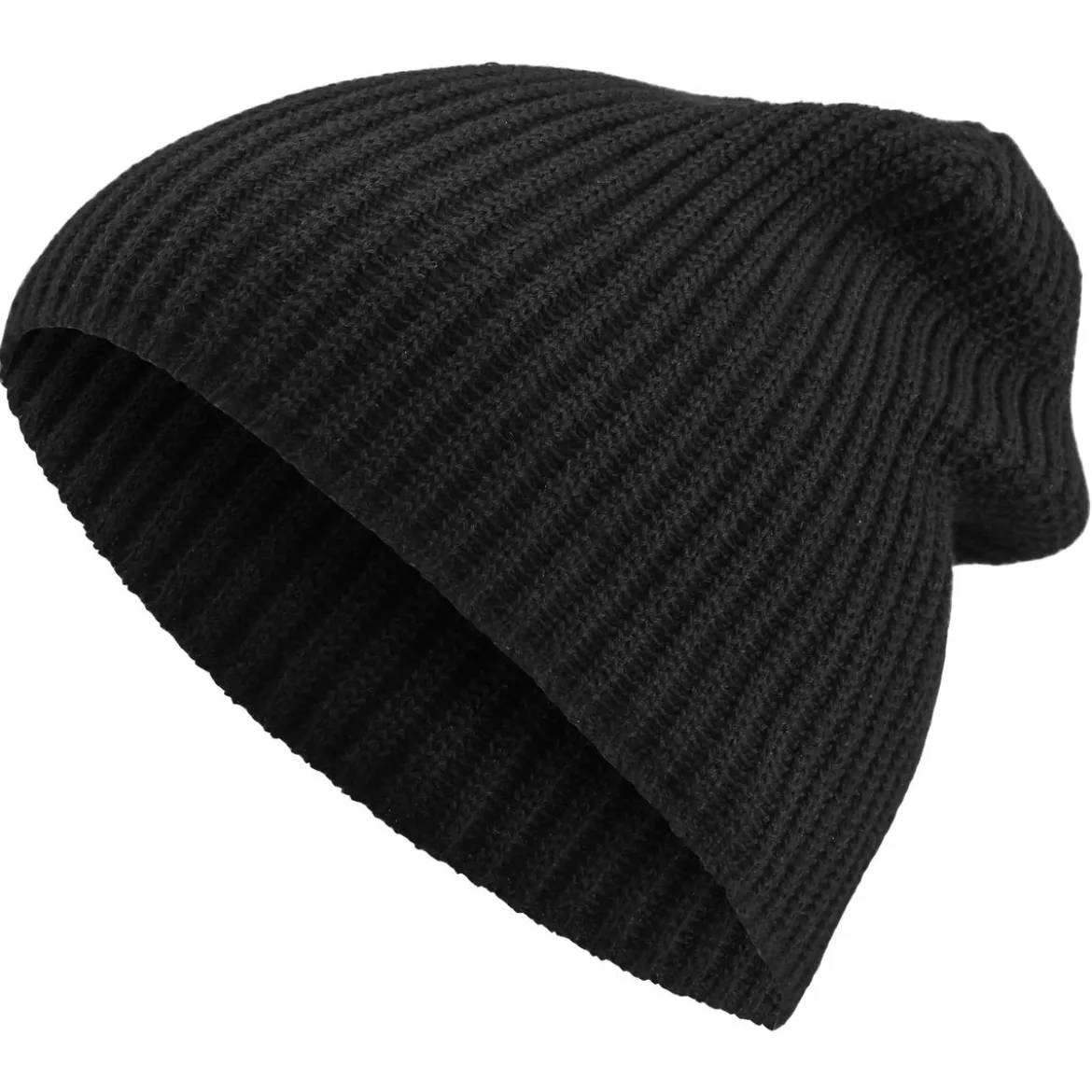 Czarna lekka beanie z bawełny organicznej Kristian Kite