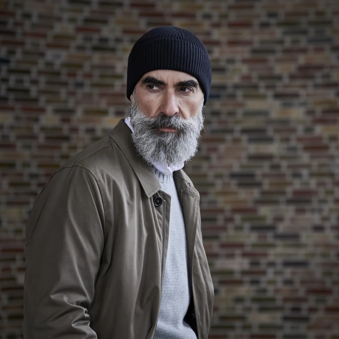 Czarna lekka beanie z bawełny organicznej Kevin Kite