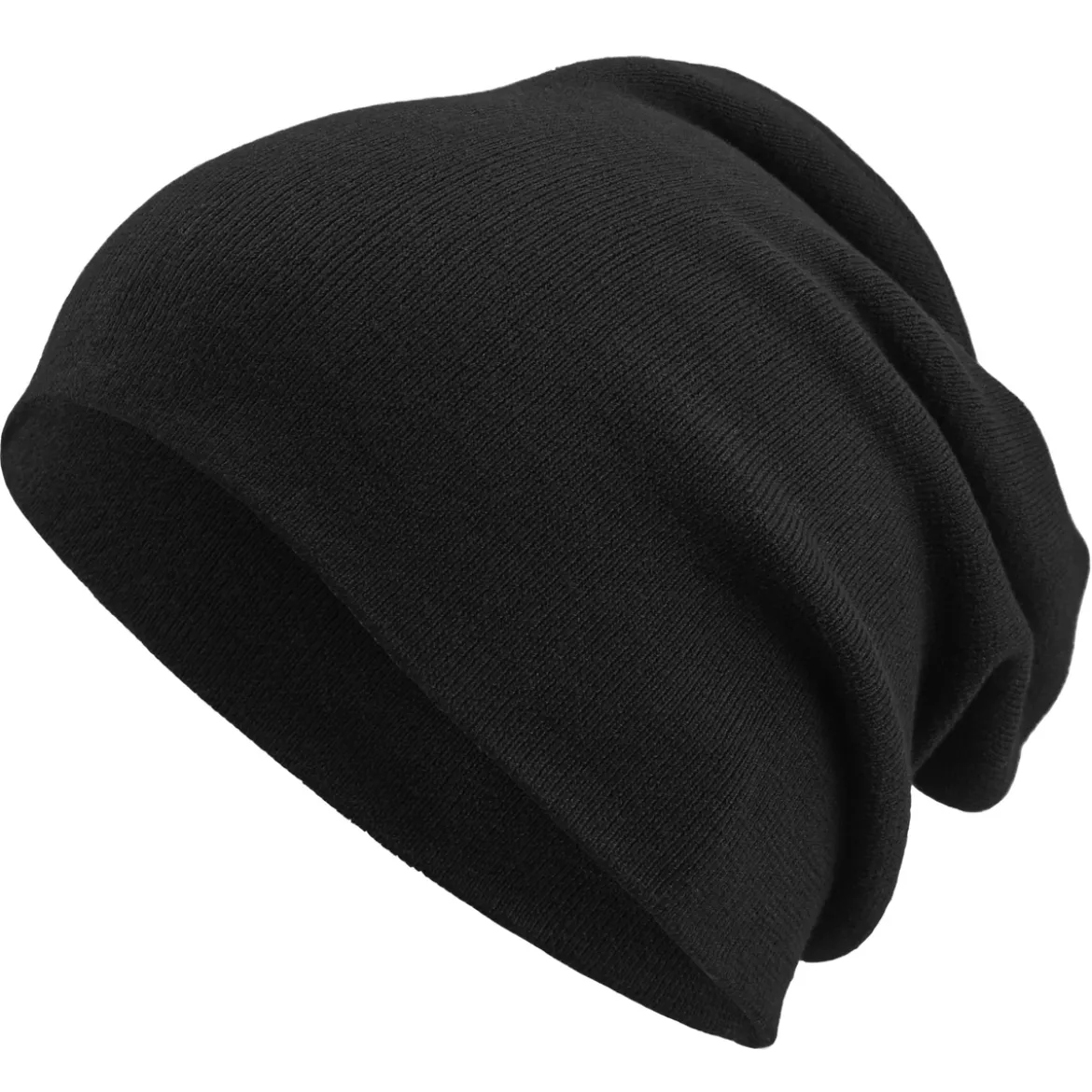 Czarna lekka beanie z bawełny organicznej Kyler Kite