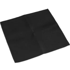 Czarna poszetka z jedwabiu diagonalnego