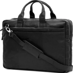 Czarna skórzana torba na laptopa XL Montreal
