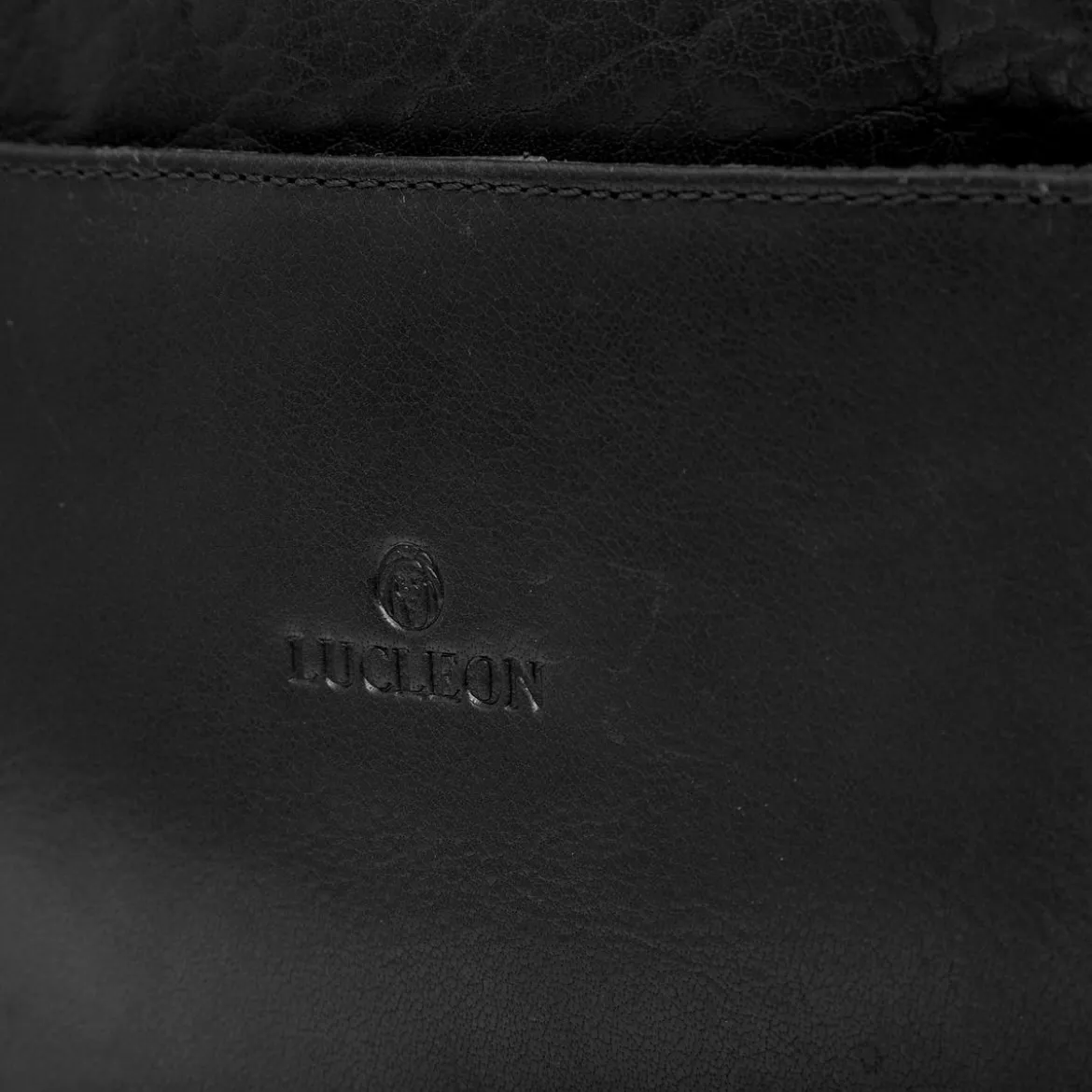 Czarna skórzana torba na laptopa Montreal