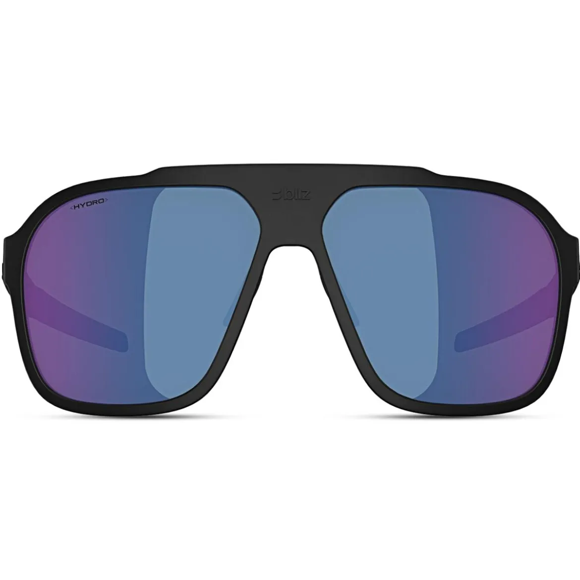 Czarne i niebieskie okulary przeciwsłoneczne w stylu retro | Bliz 0ZB7018