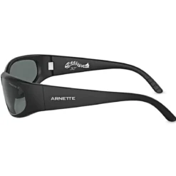 Czarne okulary przeciwsłoneczne o opływowym kształcie | Arnette 0AN4302