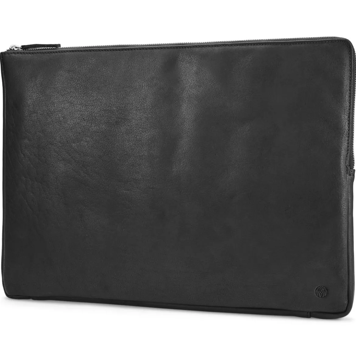 Czarny skórzany rękaw na laptopa Montreal