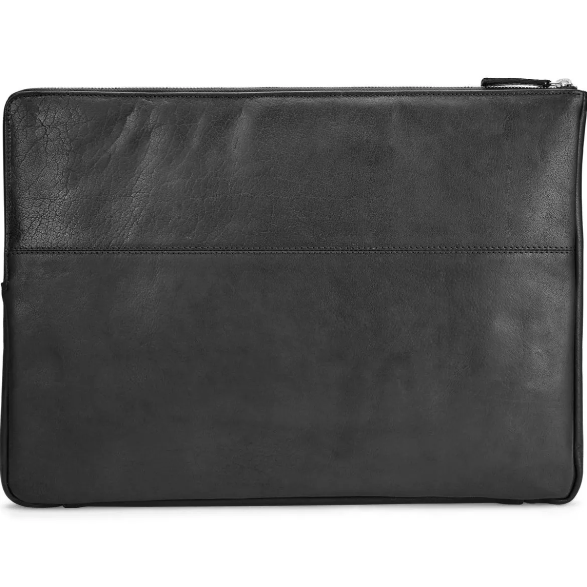 Czarny skórzany rękaw na laptopa Montreal