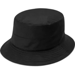 Czarny wodoszczelny kapelusz Bucket Hat Gino Moda