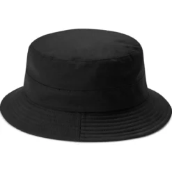 Czarny wodoszczelny kapelusz Bucket Hat Gino Moda