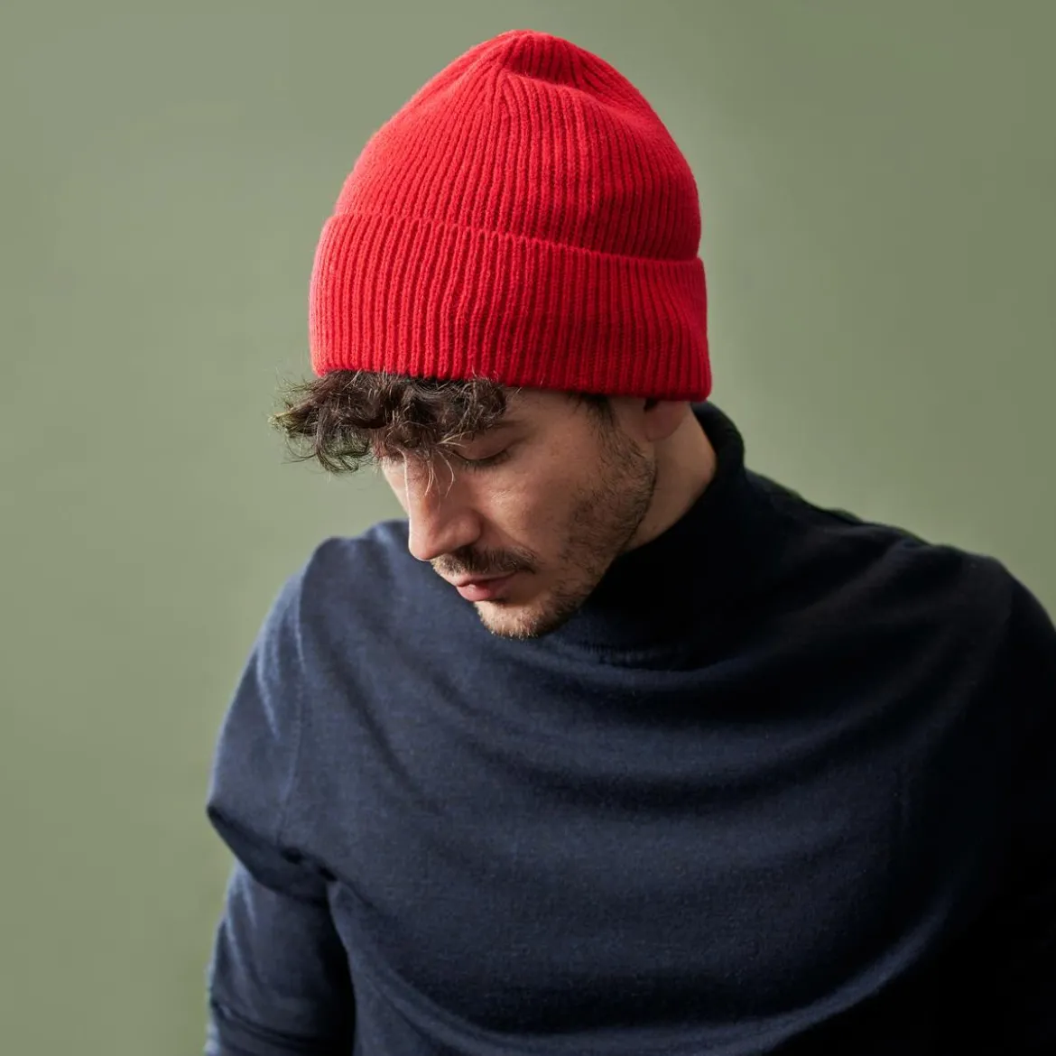 Czerwona czapka beanie Felic Montagna