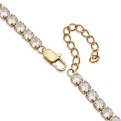 Dazzle | 5mm pozłacana 14K bransoletka tenisowa z cyrkoniami