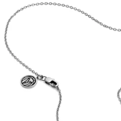 Essentials | 1,5 mm lekki srebrzysty naszyjnik kabelkowy