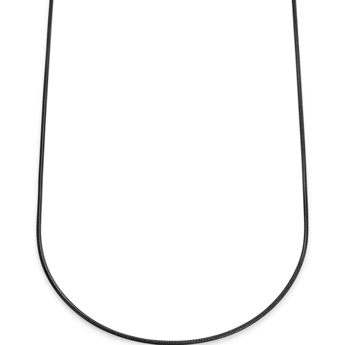 Essentials | 2 mm spiżowo-czarny naszyjnik wężyk
