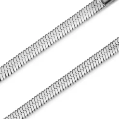 Essentials | 3 mm srebrzysta bransoletka jodełka