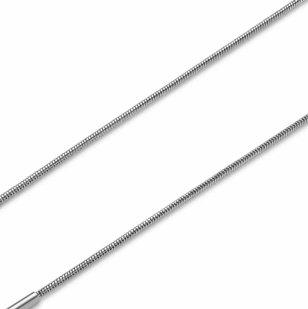 Essentials | 1 mm srebrzysta bransoletka wężyk